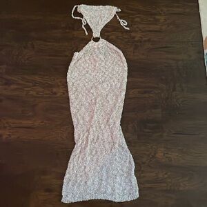 SHEIN beige maxi dress cover up. Size small
